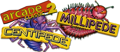 Arcade Classic 2: Centipede and Millipede logo for GameBoy